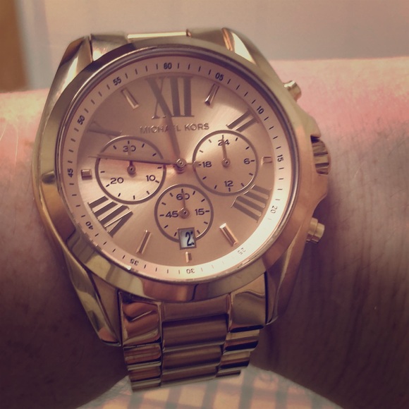 Rose Gold Michael Kore Watch